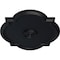 Ekena Millwork Waltz Ceiling Medallion (Fits Canopies up to 5 1/4"), 24"W x 20 1/2"H x 1 1/8"P, Steel Gray CM24WASGS - alternate 4